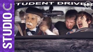 Insane Drivers Ed Teacher Scares Students  Studio C [upl. by Eelsel766]