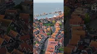 Experience the charm of Volendam  The Netherlands 🇳🇱 DJI Mavic 3 Pro drone video [upl. by Noirrad]