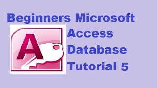 Beginners MS Access Database Tutorial 5  Creating Microsoft Access Reports [upl. by Kleper]