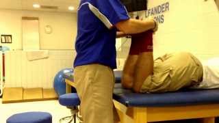 Hamstring knee flexion strength testing  semitendinosus semimembranosus biceps femoris [upl. by Keeton]