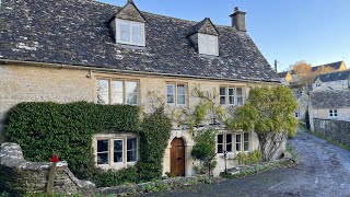 The Hidden Gem of Bisley ENGLAND Autumn Walk in the COTSWOLDS [upl. by Orton579]