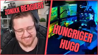 zonixx REAGIERT auf quotHungriger Hugo  UUUIIIquot 😂  ReactionDon 91 [upl. by Edwina]