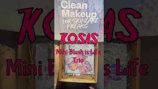 Unboxing 📦 Swatches Kosas ✨Mini Blush is Life Trio ✨Holiday Gift Set 🎁 makeup beauty [upl. by Chang57]