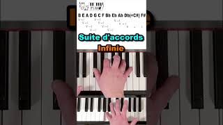 Suite daccords infinie au piano [upl. by Aerdnad]