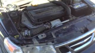 1999 Saab 95 Alternator Removal Part 3 [upl. by Osterhus871]