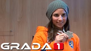 Queralt Castellet subcampeona del mundo de halfpipe [upl. by Etrem]