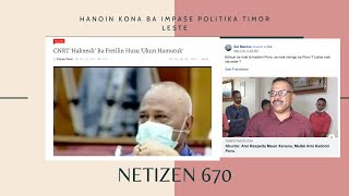 Timorleste  IMPASE POLITIKA 2020 NETIZEN 670 NIA HANOIN [upl. by Cordey]