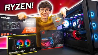 The ULTIMATE AMD Gaming PC Build 2021  Ryzen 9 5900X RX 6800 XT Cyberpunk 4K Gameplay Benchmarks [upl. by Neyud346]