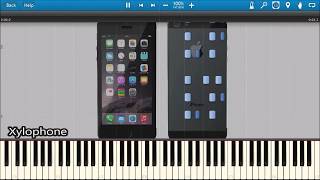 CLASSIC iPHONE RINGTONES IN SYNTHESIA [upl. by Nuzzi]