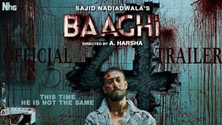 BAAGHI 4  Official Trailer  Tiger Shroff  Triptii Dimri  SajidNadiadwala’s  A Harsha  2024 [upl. by Dyanna737]