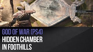 God of War PS4  Hidden Chamber in Foothills [upl. by Adele524]