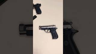 Pistola a bruni 84 9mm top firing singola e doppia azione custom shorts edc lighter toyguns [upl. by Ahsinad]