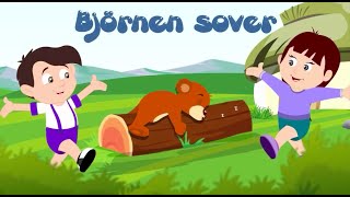 Barnsånger på svenska  Björnen sover med mera [upl. by Reehsab]