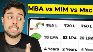 MBA vs MIM vs MSc  What should you choose [upl. by Yuhas541]