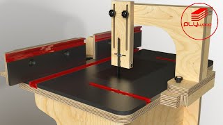 Homemade DIY Portable jigsaw Table  Cordless [upl. by Yedrahs514]