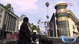 【GTA5】ﾀｰﾐﾈｰﾀｰガトリングで警察と戦う [upl. by Vento916]