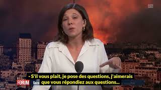 Une journaliste coupe la propagande de Tsahal en direct 13 octobre   Coraline Pauchard [upl. by Yorel]