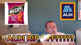 Aldi McCoys Rip Off  Searing King Prawn Flavour [upl. by Aciraj]