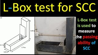 Testing self compacting concrete Lbox test  L Box test of Self Consolidating Concrete concrete [upl. by Odravde176]