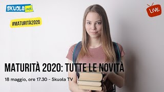 Maturità 2020  Skuolanet spiega le novità su colloquio orale crediti e protocollo di sicurezza [upl. by Gebelein839]