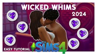 HOW TO INSTALL WICKEDWHIMS FOR SIMS 4 2024 EASY [upl. by Kore599]