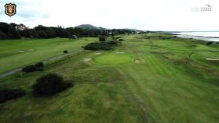 Lundin Golf Club  Hole 16  FlyOver [upl. by Werdnaed10]