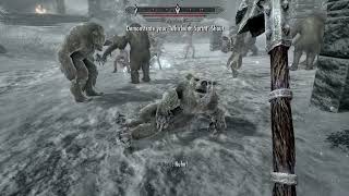 Werebear Tranformation Failure Skyrim Anniversary Edition [upl. by Neelrahs564]