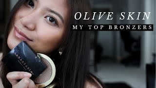 My Top Bronzers for Olive Skin [upl. by Eanal]