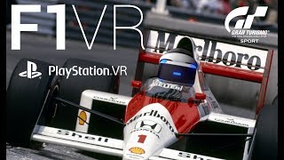 F1 Playstation VR Japanese GP SENNA Lap Recreation [upl. by Sadiras728]