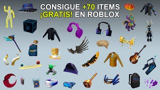 CONSIGUE MAS DE 70 ITEMS GRATIS EN ROBLOX  Marzo 2024 [upl. by Pachton]