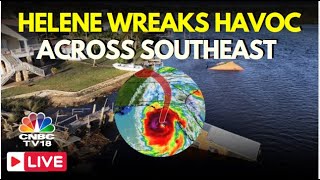 Hurricane Helene 2024 LIVE Helene Wreaks Havoc Across Southeast Killing At Least 42  N18G [upl. by Nadabus723]