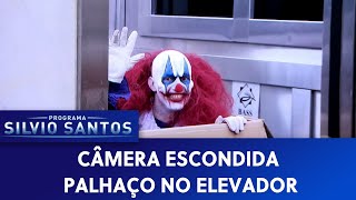 Palhaço no Elevador  Horror Clown in a Elevator Prank  Câmeras Escondidas 210321 [upl. by Stroup718]