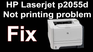 How to fix Hp laserjet p2055d miss printing problem  HP laserjet page not printing problem  HP Lj [upl. by Stuppy378]