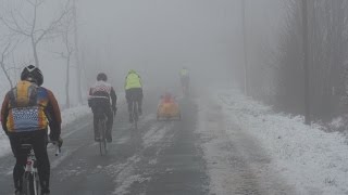 Brevet mit Schnee  Premiere im Münsterland [upl. by Utir]