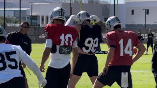 MAXX CROSBY DESMOND RIDDER AT RAIDERS PRACTICE PREPARE FOR CHIEFS REVENGE GAME AT HOME [upl. by Davison]