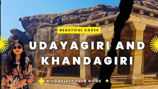 Puri to Bhudheswar  Udayagiri and Khandagiri Caves amp our hotel room tour vlog Day2Part4 [upl. by Nhguavoj]