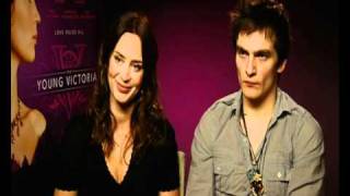 Emily Blunt and Rupert Friend interviewed about The Young Victoria [upl. by Neufer]