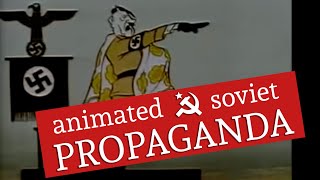 Animated Soviet Propaganda  Capitalist Sharks  Prophets and Lessons [upl. by Cristine496]