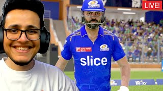 Playing IPL Cricket 24🛑 [upl. by Adniroc115]