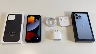 iPhone 13 Pro Max Graphite Unboxing with MagSafe Clear Case and Benks Wireless Power Bank [upl. by Jodie]