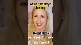 Switch from Alto to Soprano Opera Singer [upl. by Nauqas974]