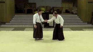 Soto Kaiten Nage Katate Dori  Aikido Beginners Level [upl. by Arracahs]