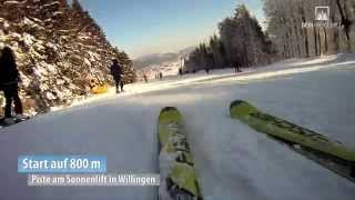 Skigebiet Willingen Piste am Sonnenlift [upl. by Arodal]