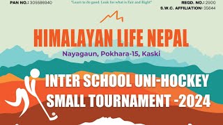 Inter school unihockey small tournament 2024 Kalika vs Sital Jyoti school boys semifinal game [upl. by Cruce830]