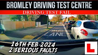 DRIVING TEST FAIL BROMLEY  EP20  16 FEB 2024 1238 DRIVINGTESTVIDEO OJKENNY BROMLEYDTC [upl. by Ulphiah989]