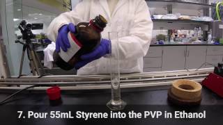 Synthesis of Polystyrene Colloids [upl. by Ennaillij]