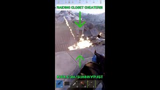 How we ONLINE RAIDED closet CHEATERS in RUST [upl. by Corin841]