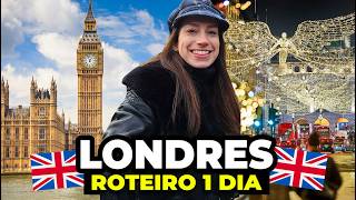 O QUE FAZER EM LONDRES EM UM DIA MELHORES ATRAÇÕES roteiro 1 dia a pé 2024 [upl. by Yesnil145]