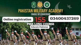 PMA Long course 155 upcoming vacancies for boys on Inter base  commissioned officer [upl. by Htepsle]