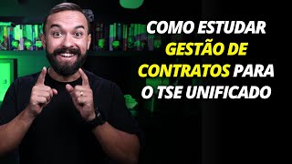 Como estudar licitações e gestão de contratos para o TSE [upl. by Ellehcirt423]